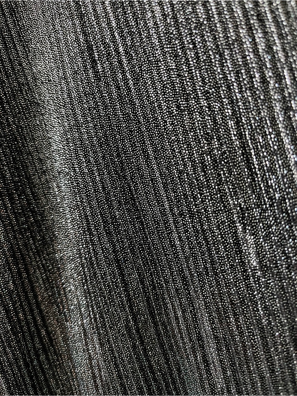 NY Collection 2X Ribbed Metallic Lightweight Top - Picture 2 of 6